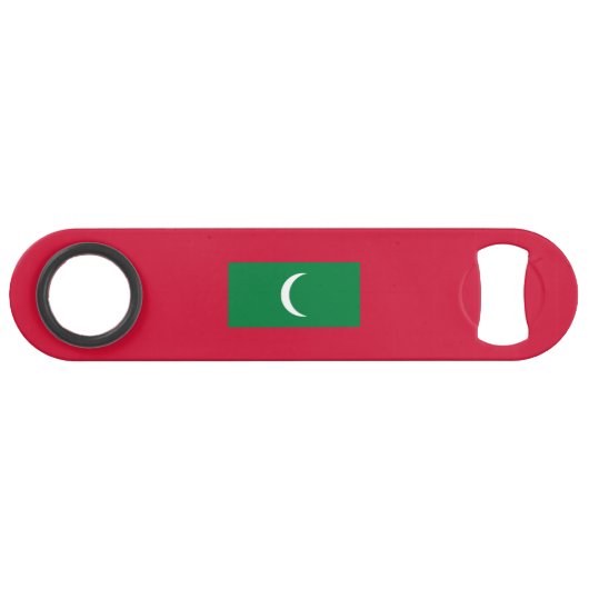 Maldiven vlag speed flessenopener (Voorkant (Horizontaal))