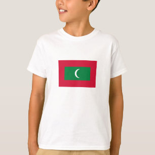 Maldiven vlag t-shirt