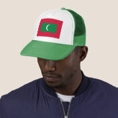 Maldiven vlag trucker pet (In situ)