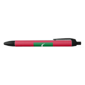 Maldiven vlag zwarte inkt pen (Bovenkant)