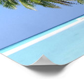 Maldives - affiche de l'île d'Athuruga (Coin)
