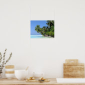 Maldives - affiche de l'île d'Athuruga (Cuisine)