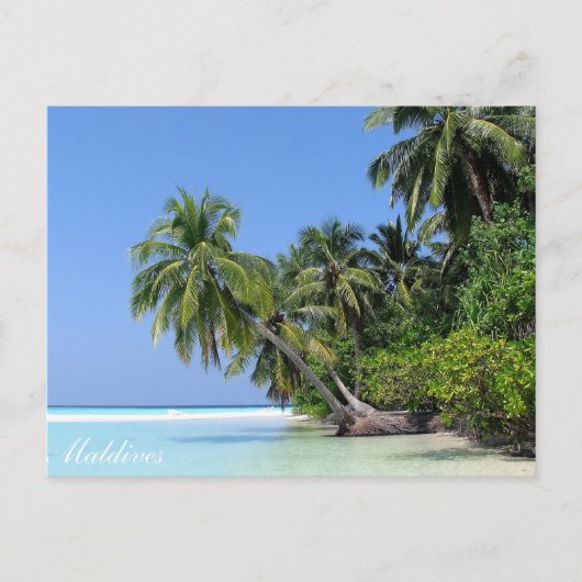 Maldives - Athuruga île carte postale (Devant)