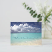 Maldives paradis île Carte postale (Debout devant)