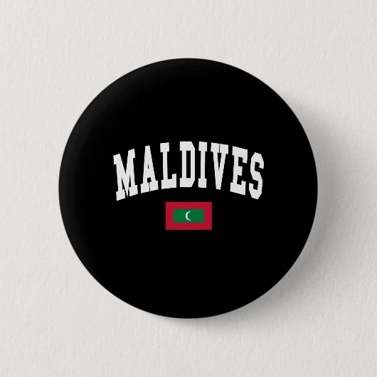 MALDIVES RONDE BUTTON 5,7 CM (Voorkant)