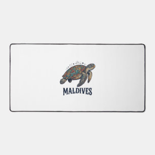 Maldives Vintage Tortue de Mer Chemise de Voyage D