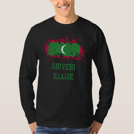 Maldivian enthusiasts for Dhivehi Raajje and Maldi T-shirt (Voorkant)