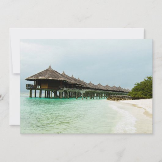 Maldivisch resort (Voorkant)