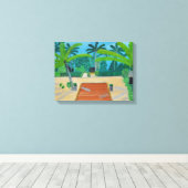 Maldivische canvas kunst (Insitu (Houten vloer))