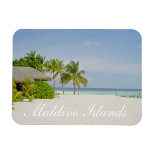 Maldivische strand- en bungalowmagneet magneet