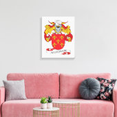 Maldonado Family Crest Canvas Afdruk (Insitu (Woonkamer))