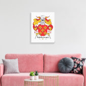 Maldonado Family Crest Canvas Afdruk (Insitu (Woonkamer))