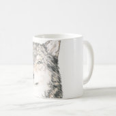 Mâle alpha de tasse de café de loup (Devant droit)