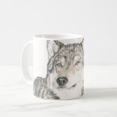 Mâle alpha de tasse de café de loup (Devant gauche)