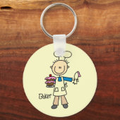 Male Baker Sleutelhanger (Voorkant)