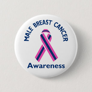 Male Breast Cancer Ronde Button 5,7 Cm