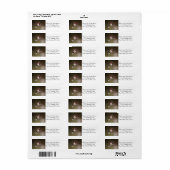 Male Broad - staartkolibrie Etiket (Full Sheet)