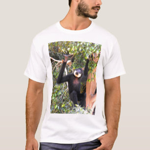 Male Buff kekte gibbon T-shirt
