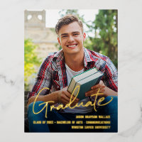 Male Custom Afstudeerder Photo Afstuderen Script O
