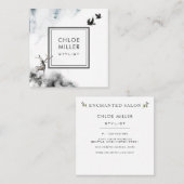 Mâle enchanté de carte de visite de carré de forêt (Devant / Derrière)