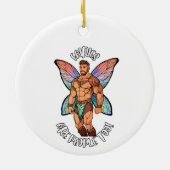 Male Fairy Ornament - Feeën zijn ook mensen (Achterkant)