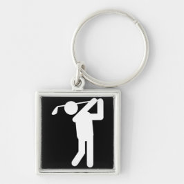 Male Golfer - GolfMan Sleutelhanger