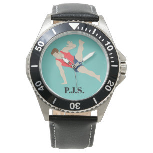 Male Gymnast Horloge