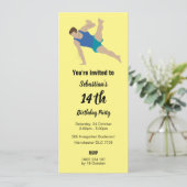 Male Gymnast Kaart (Staand voorkant)