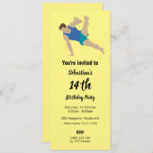 Male Gymnast Kaart (Voorkant / Achterkant)