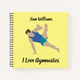 Male Gymnast Notitieboek