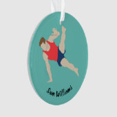 Male Gymnast Ornament (voorkant)