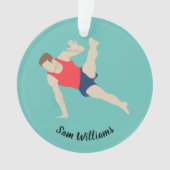 Male Gymnast Ornament (voorkant)