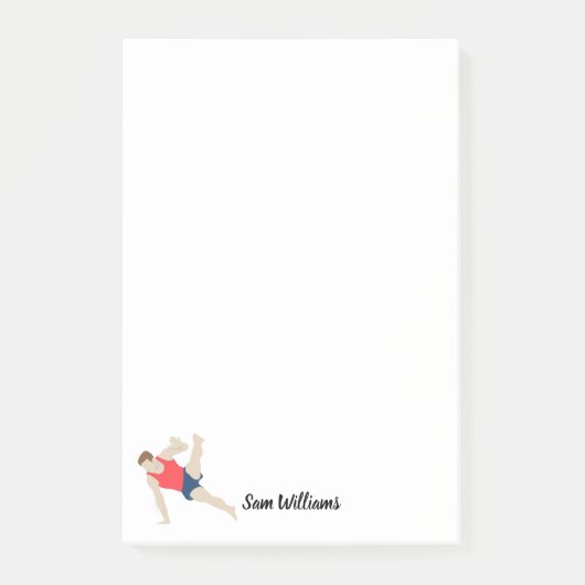 Male Gymnast Post-it® Notes (Voorkant)