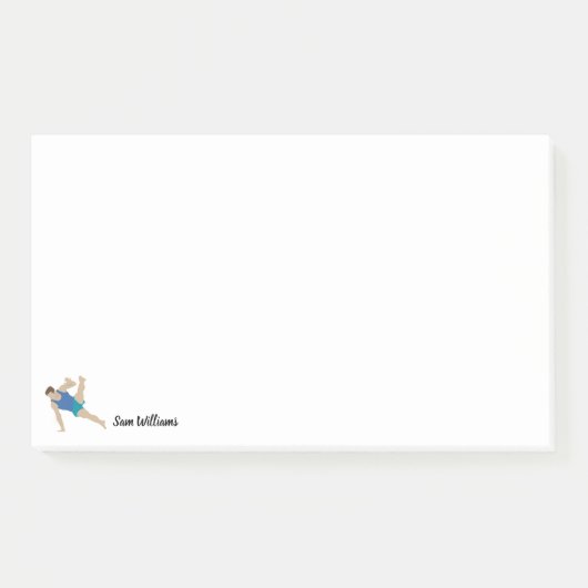 Male Gymnast Post-it® Notes (Voorkant)
