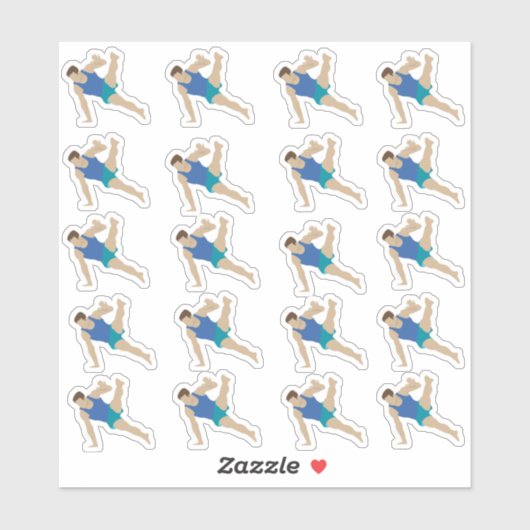 Male Gymnast Sticker (Vel)