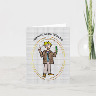 Male Hair Stylist-evaluatiedag Kaart