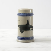 Male Killer Whale Stein Bierpul (Center)