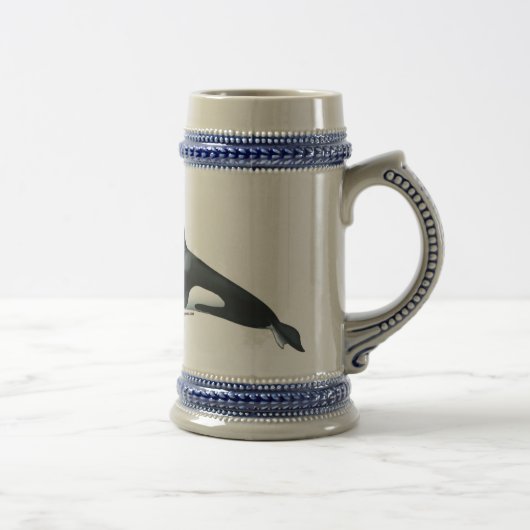 Male Killer Whale Stein Bierpul (Rechts)