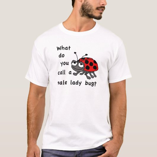 Male Lady Bug T-shirt (Voorkant)