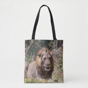 Male Lion Canvas tas
