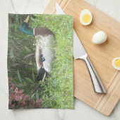 Male Mallard Canards Serviettes de cuisine (Quart Plié)