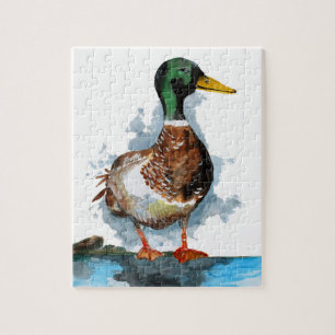 Male Mallard Duck Legpuzzel
