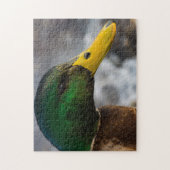 Male Mallard Portrait Legpuzzel (Verticaal)