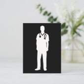 Male nurse briefkaart (Staand voorkant)