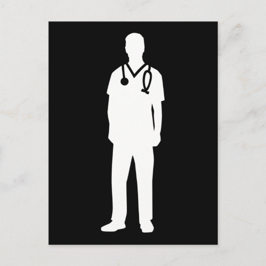 Male nurse briefkaart (Voorkant)