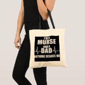 Male Nurse Dad Tote Bag (Voorkant (product))