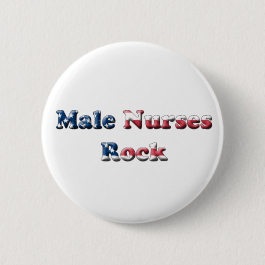 Male Nurses Rock Ronde Button 5,7 Cm (Voorkant)