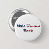 Male Nurses Rock Ronde Button 5,7 Cm (Voorkant /achterkant)