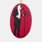 male opera singer keramisch ornament (Links)