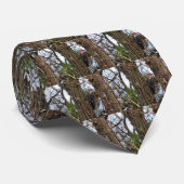 Male Pileated Woodpecker Stropdas (Opgerold)